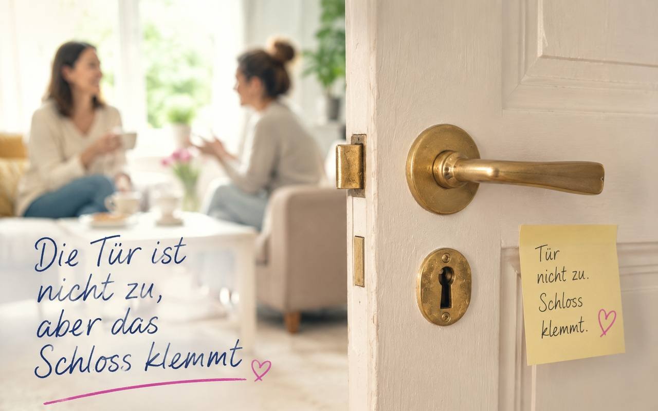 Die Tür ist nicht zu, aber das Schloss klemmt